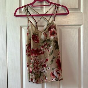 Cleo sheer floral top. Sm